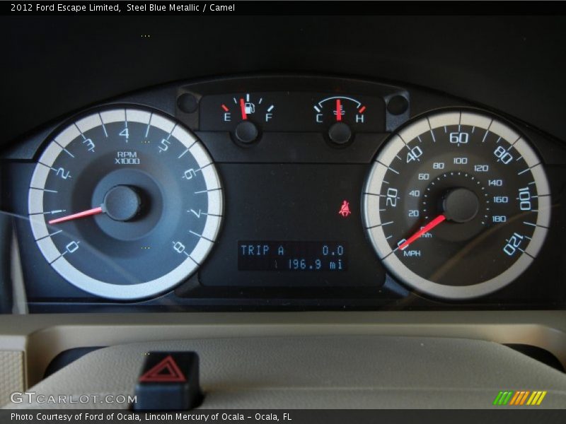  2012 Escape Limited Limited Gauges