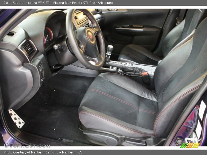  2011 Impreza WRX STi STI  Black/Alcantara Interior