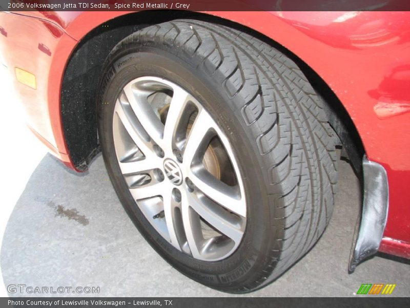 Spice Red Metallic / Grey 2006 Volkswagen Jetta TDI Sedan