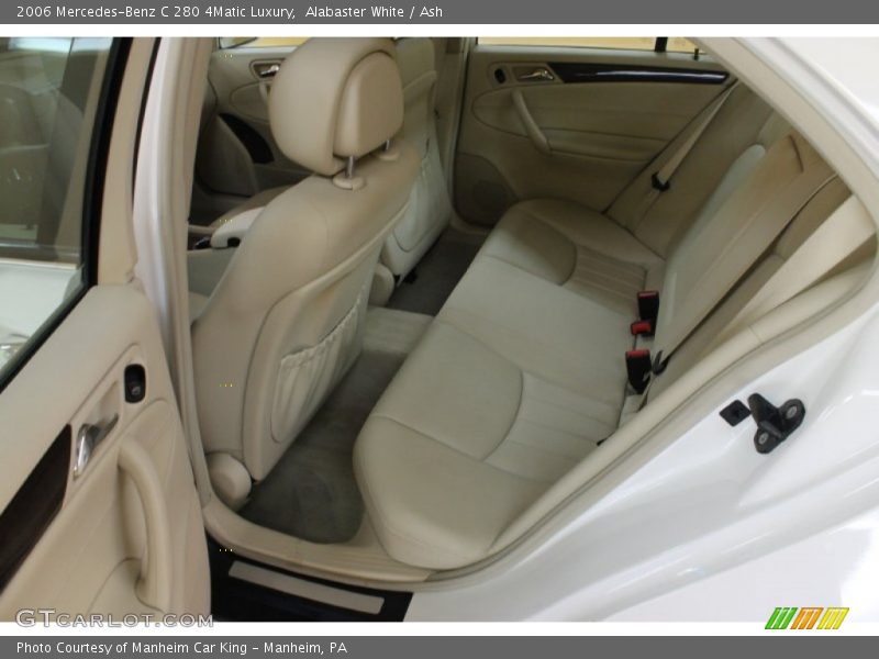 Alabaster White / Ash 2006 Mercedes-Benz C 280 4Matic Luxury