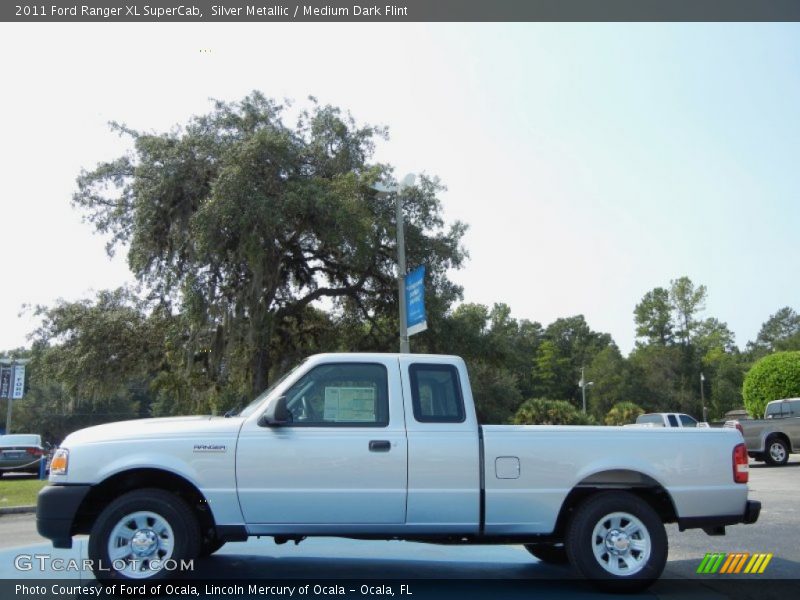 Silver Metallic / Medium Dark Flint 2011 Ford Ranger XL SuperCab