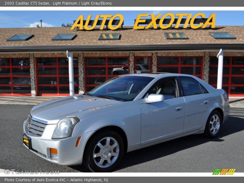 Light Platinum / Light Gray/Ebony 2003 Cadillac CTS Sedan