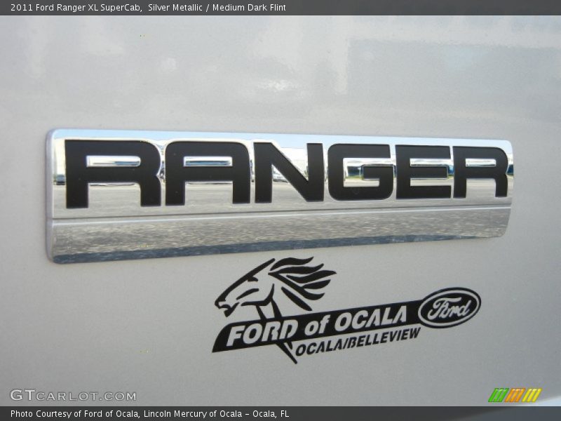 Silver Metallic / Medium Dark Flint 2011 Ford Ranger XL SuperCab