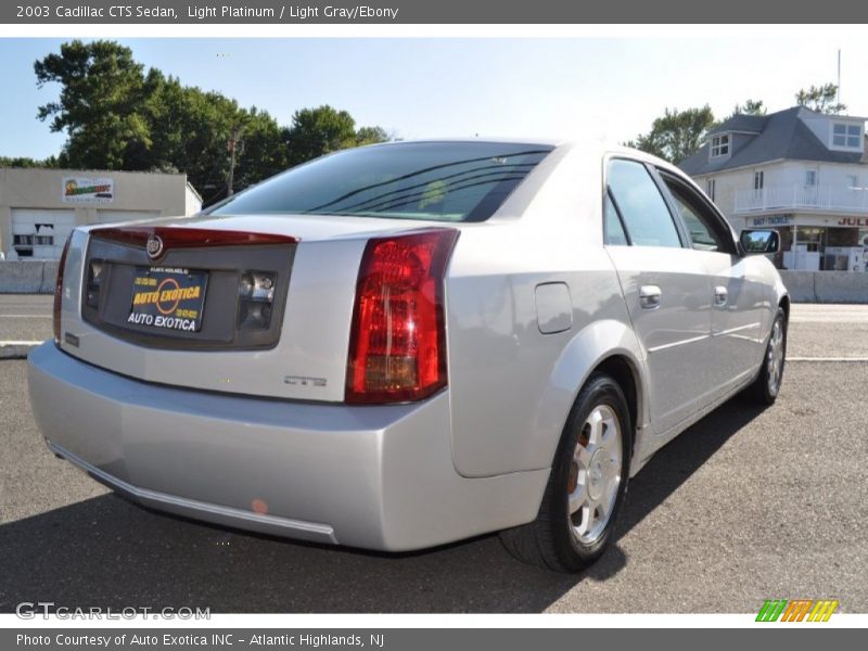 Light Platinum / Light Gray/Ebony 2003 Cadillac CTS Sedan