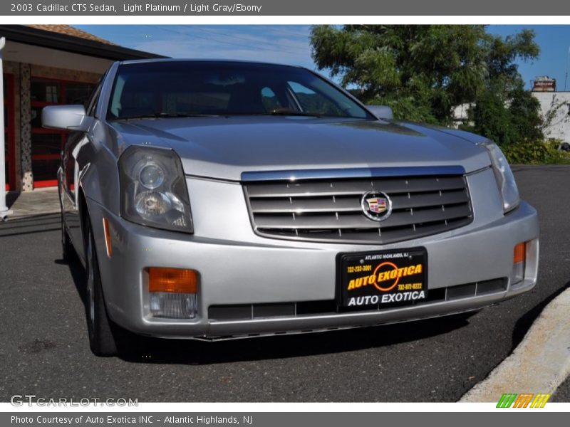 Light Platinum / Light Gray/Ebony 2003 Cadillac CTS Sedan