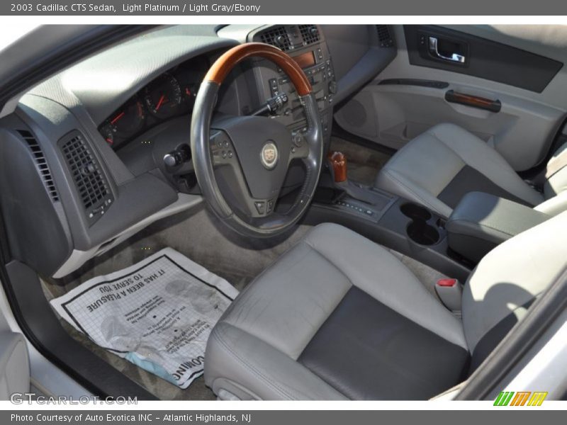 Light Platinum / Light Gray/Ebony 2003 Cadillac CTS Sedan