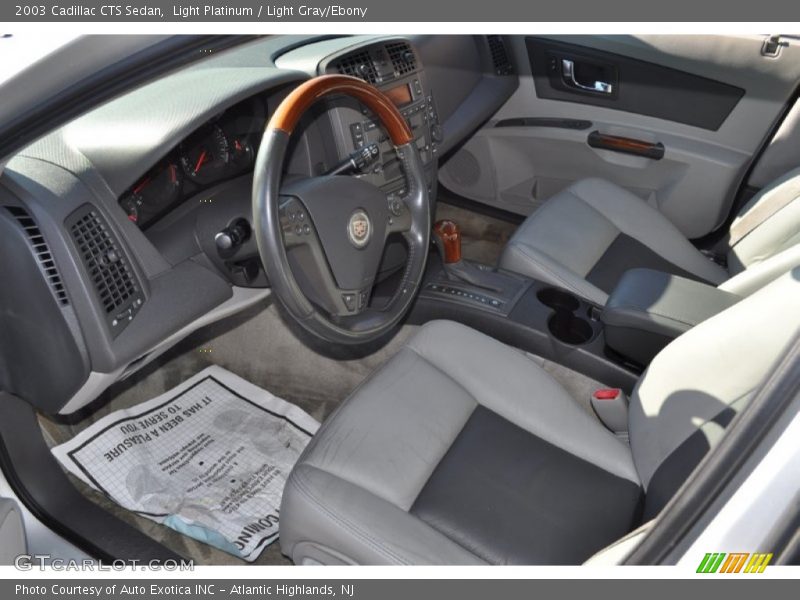 Light Platinum / Light Gray/Ebony 2003 Cadillac CTS Sedan