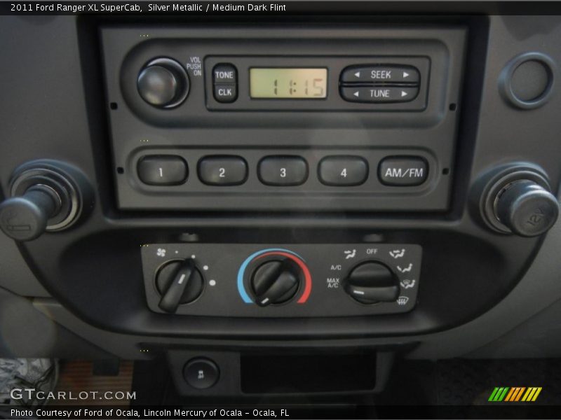 Silver Metallic / Medium Dark Flint 2011 Ford Ranger XL SuperCab