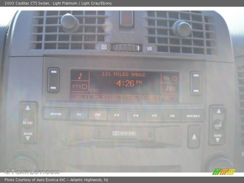 Light Platinum / Light Gray/Ebony 2003 Cadillac CTS Sedan