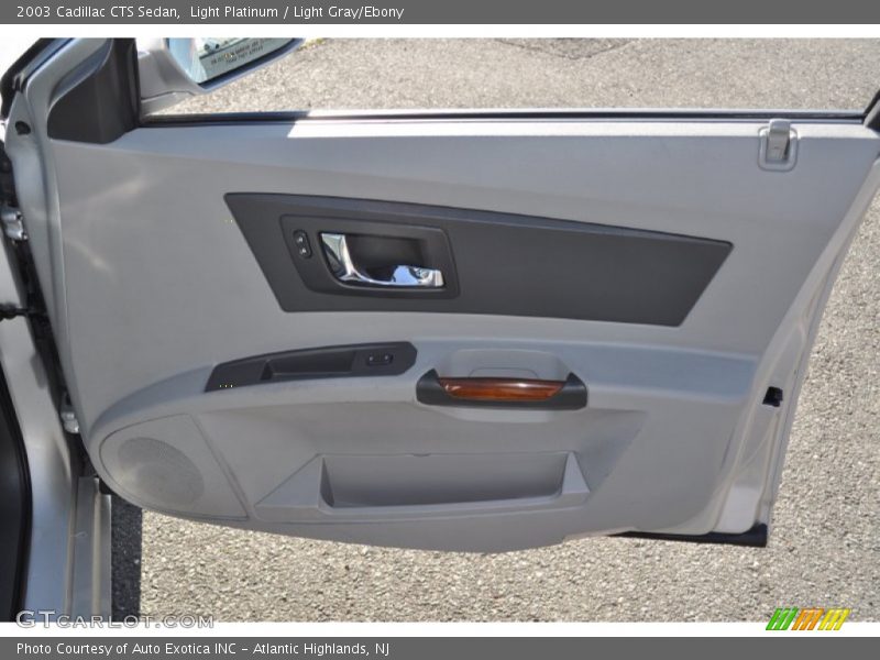 Light Platinum / Light Gray/Ebony 2003 Cadillac CTS Sedan