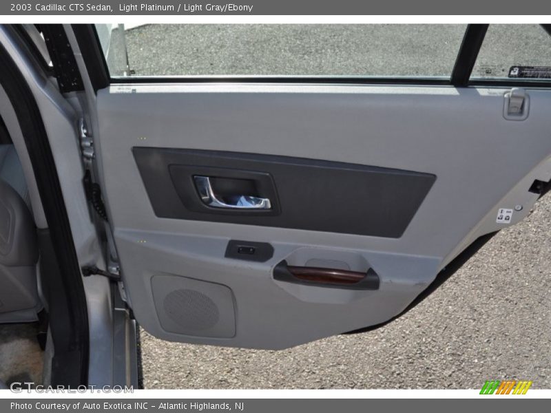 Light Platinum / Light Gray/Ebony 2003 Cadillac CTS Sedan