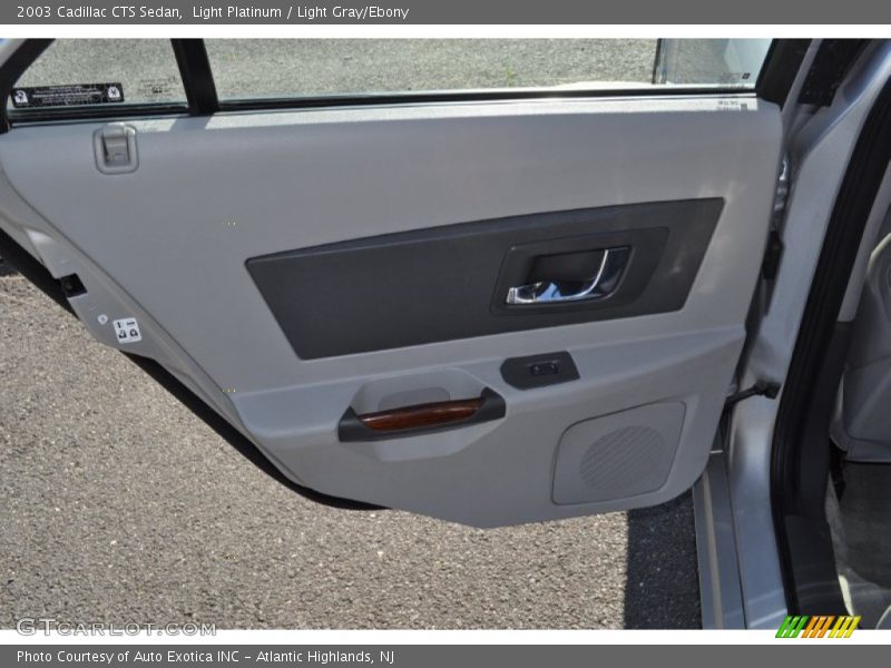Light Platinum / Light Gray/Ebony 2003 Cadillac CTS Sedan