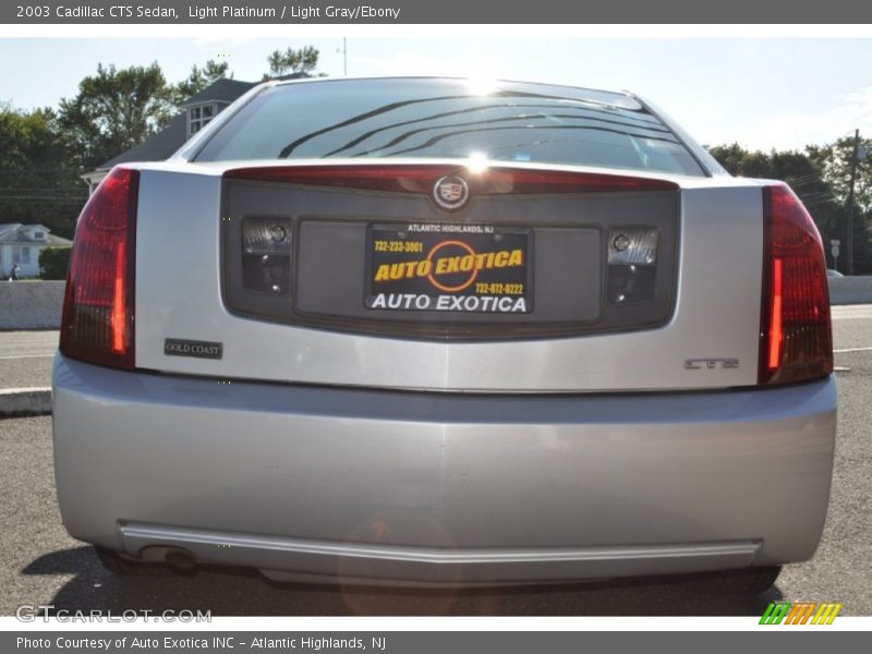 Light Platinum / Light Gray/Ebony 2003 Cadillac CTS Sedan
