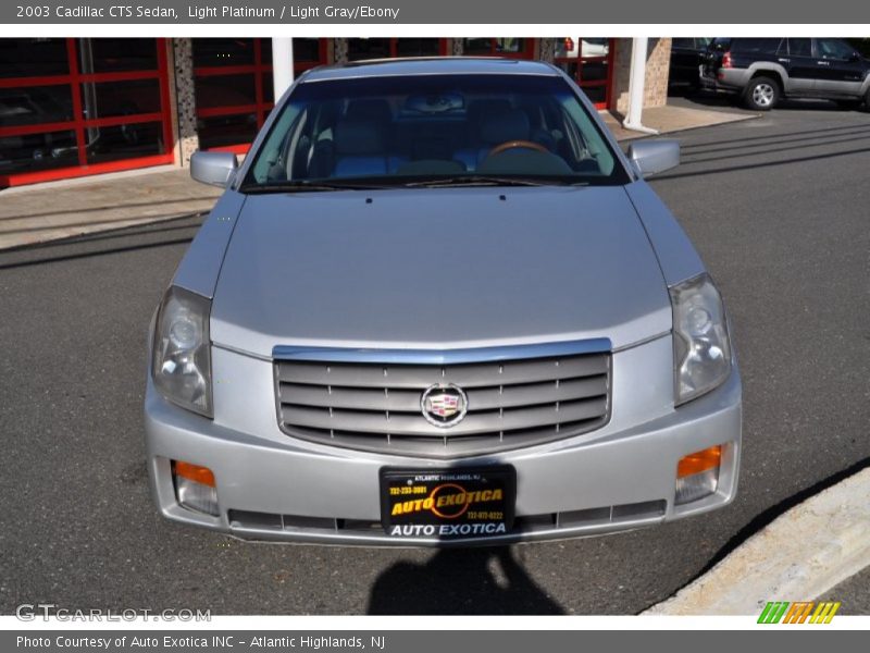 Light Platinum / Light Gray/Ebony 2003 Cadillac CTS Sedan
