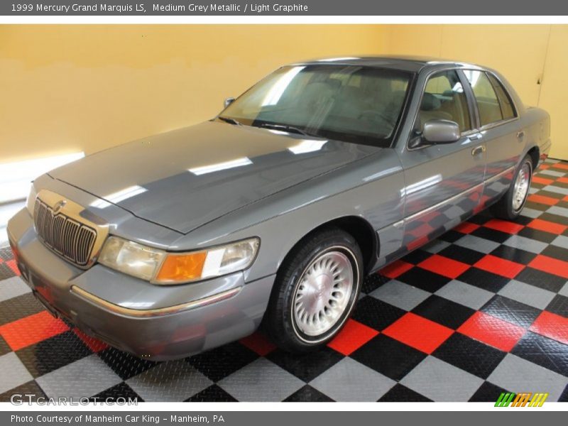 Medium Grey Metallic / Light Graphite 1999 Mercury Grand Marquis LS