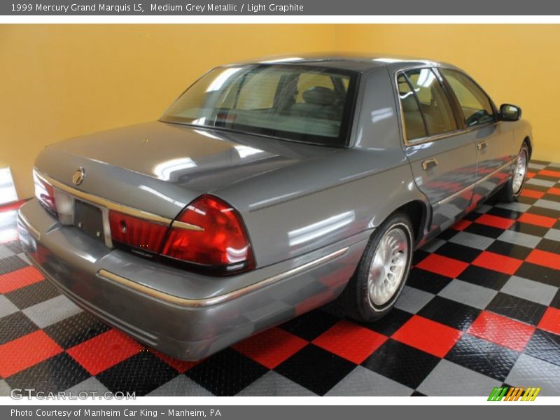 Medium Grey Metallic / Light Graphite 1999 Mercury Grand Marquis LS
