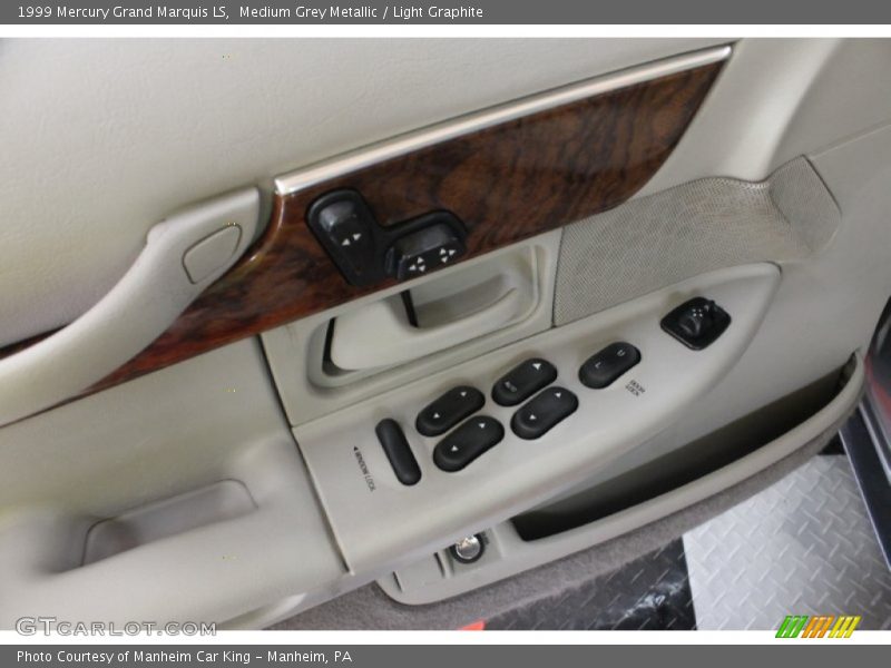 Medium Grey Metallic / Light Graphite 1999 Mercury Grand Marquis LS