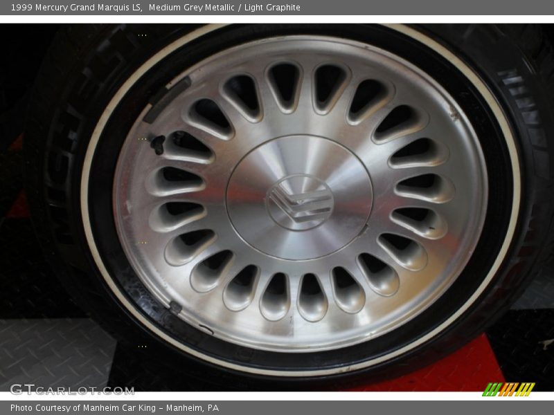 Medium Grey Metallic / Light Graphite 1999 Mercury Grand Marquis LS