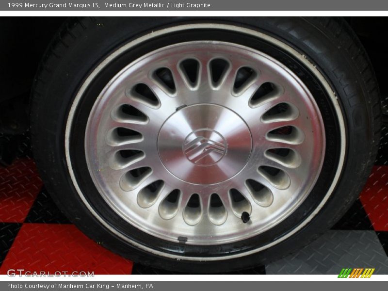 Medium Grey Metallic / Light Graphite 1999 Mercury Grand Marquis LS