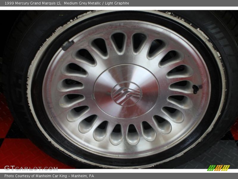 Medium Grey Metallic / Light Graphite 1999 Mercury Grand Marquis LS
