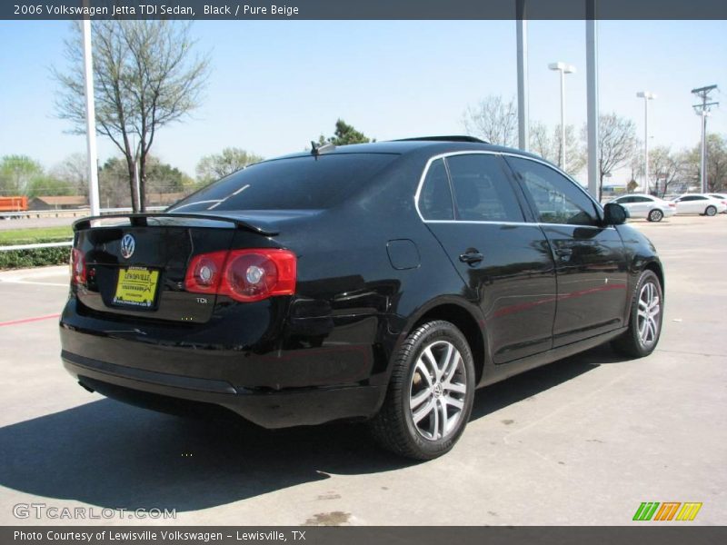 Black / Pure Beige 2006 Volkswagen Jetta TDI Sedan