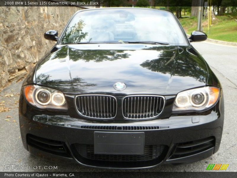 Jet Black / Black 2008 BMW 1 Series 135i Convertible