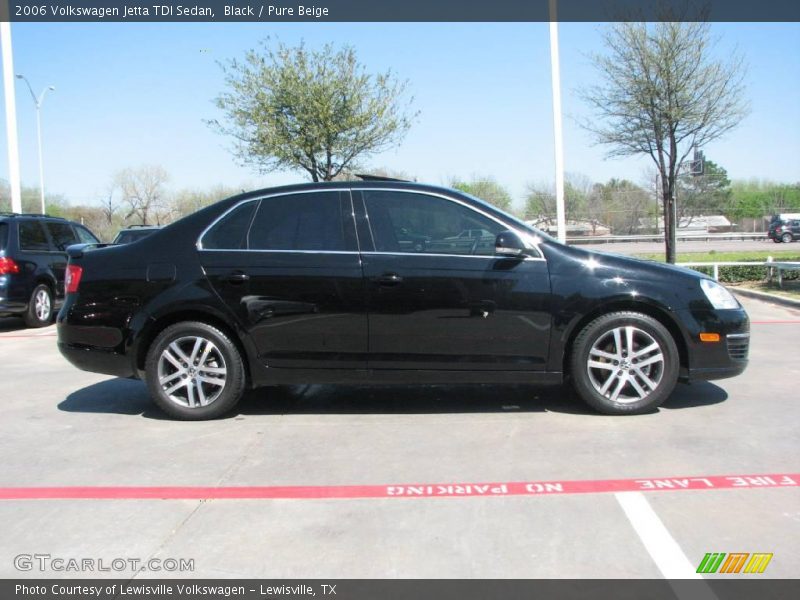 Black / Pure Beige 2006 Volkswagen Jetta TDI Sedan