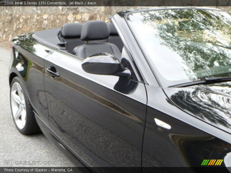 Jet Black / Black 2008 BMW 1 Series 135i Convertible