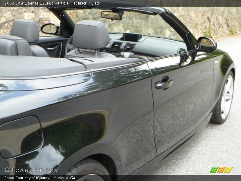 Jet Black / Black 2008 BMW 1 Series 135i Convertible