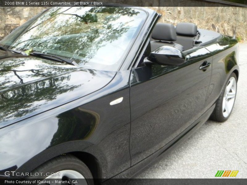 Jet Black / Black 2008 BMW 1 Series 135i Convertible