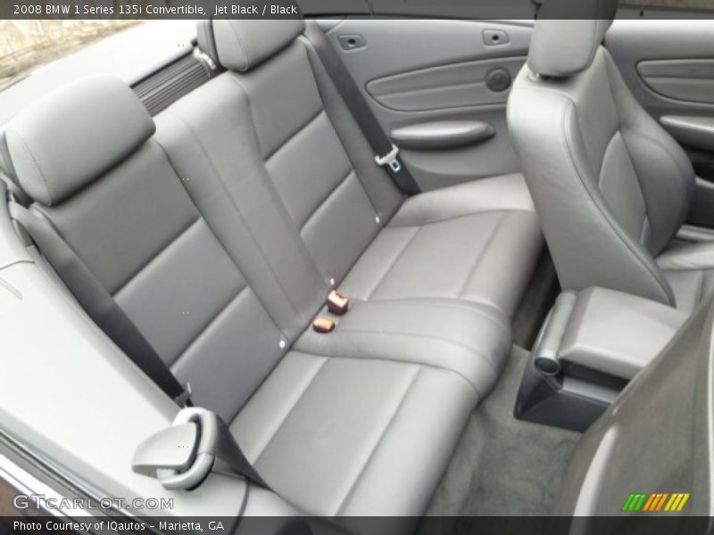 Jet Black / Black 2008 BMW 1 Series 135i Convertible