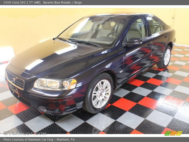 Barents Blue Metallic / Beige 2006 Volvo S60 2.5T AWD