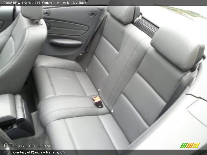 Jet Black / Black 2008 BMW 1 Series 135i Convertible