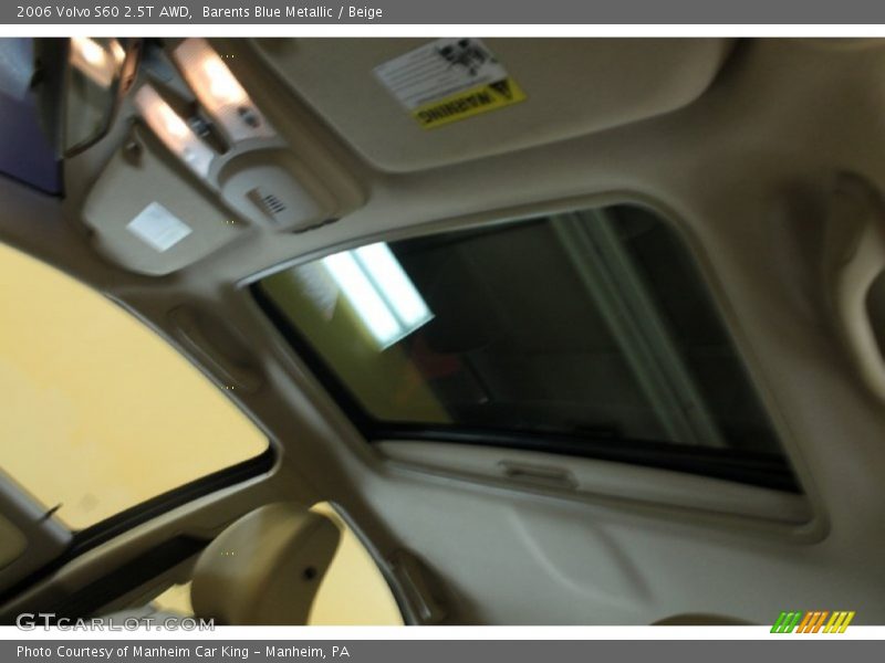 Barents Blue Metallic / Beige 2006 Volvo S60 2.5T AWD