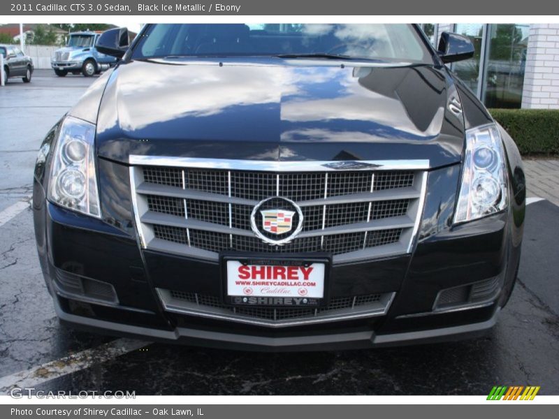Black Ice Metallic / Ebony 2011 Cadillac CTS 3.0 Sedan