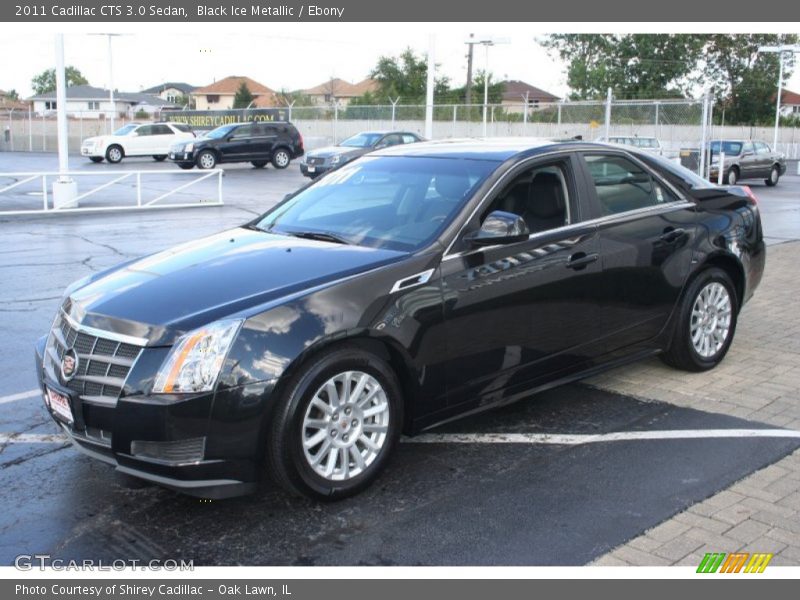 Black Ice Metallic / Ebony 2011 Cadillac CTS 3.0 Sedan