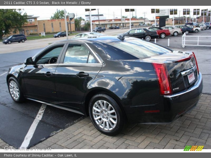 Black Ice Metallic / Ebony 2011 Cadillac CTS 3.0 Sedan