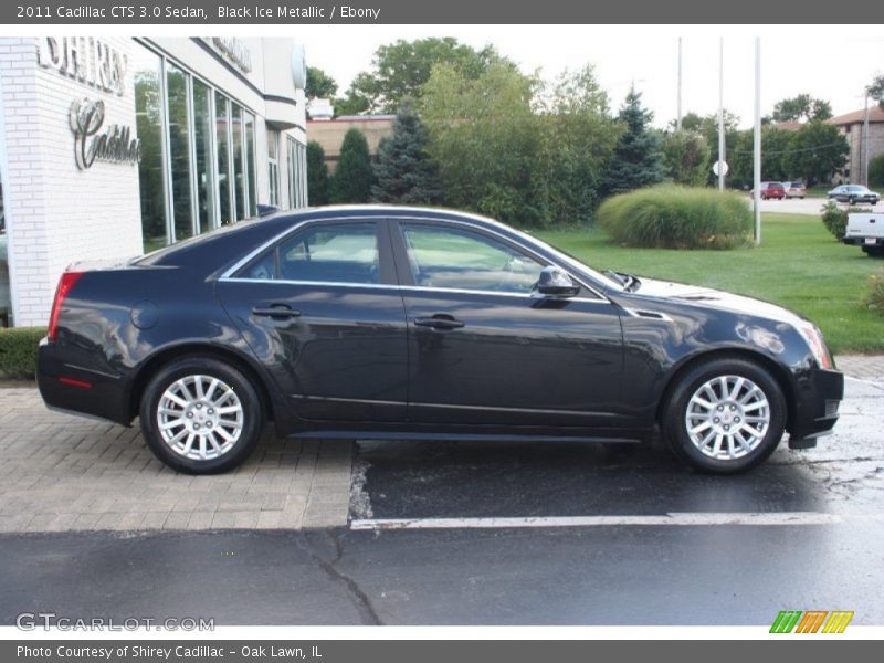 Black Ice Metallic / Ebony 2011 Cadillac CTS 3.0 Sedan
