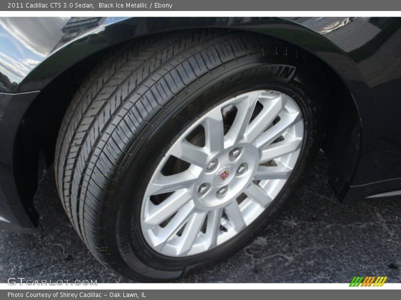 Black Ice Metallic / Ebony 2011 Cadillac CTS 3.0 Sedan