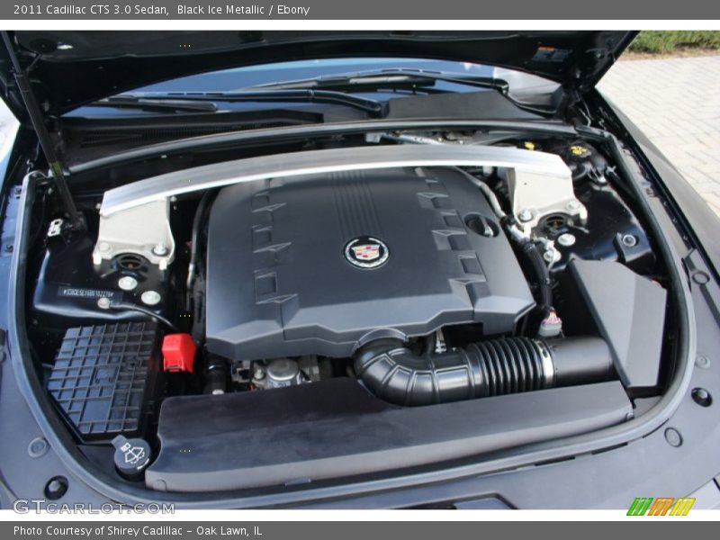 Black Ice Metallic / Ebony 2011 Cadillac CTS 3.0 Sedan