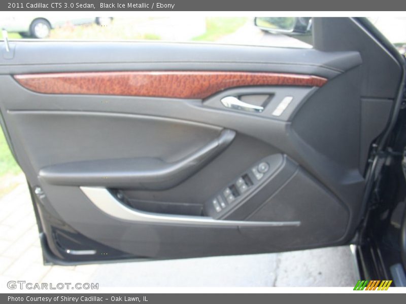Black Ice Metallic / Ebony 2011 Cadillac CTS 3.0 Sedan