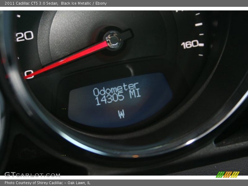 Black Ice Metallic / Ebony 2011 Cadillac CTS 3.0 Sedan