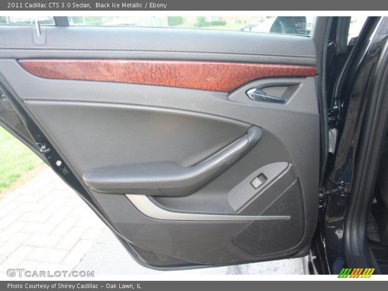 Black Ice Metallic / Ebony 2011 Cadillac CTS 3.0 Sedan