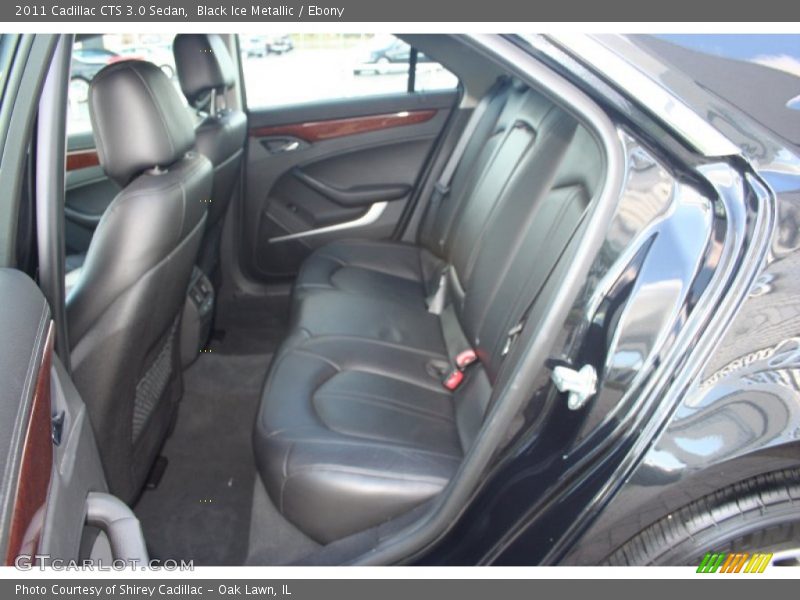 Black Ice Metallic / Ebony 2011 Cadillac CTS 3.0 Sedan