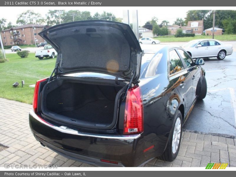 Black Ice Metallic / Ebony 2011 Cadillac CTS 3.0 Sedan