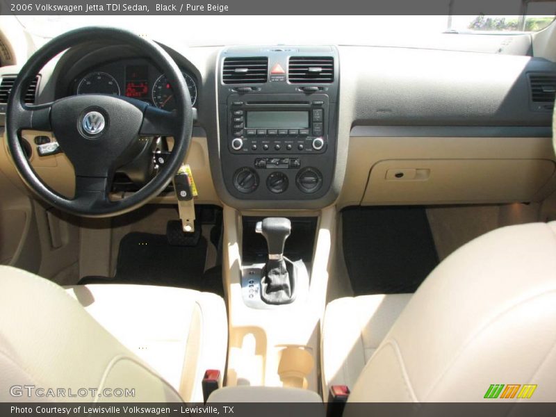 Black / Pure Beige 2006 Volkswagen Jetta TDI Sedan