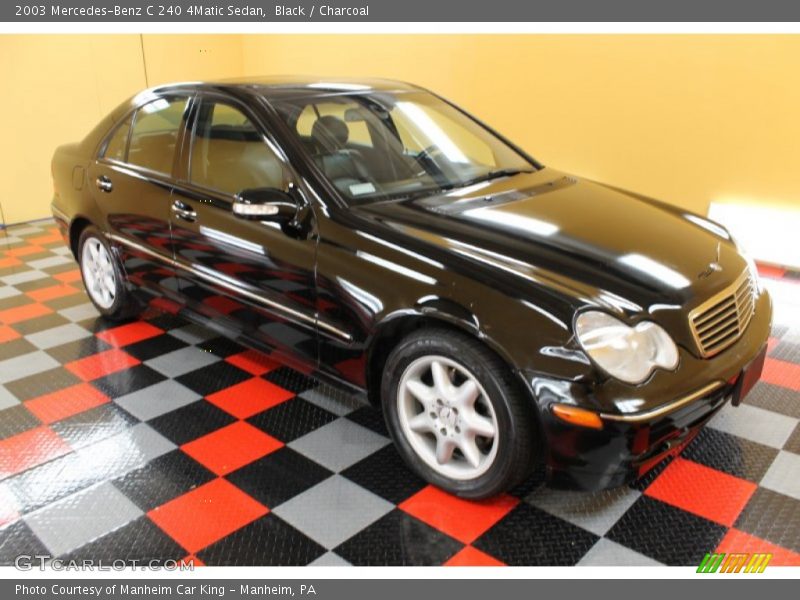 Black / Charcoal 2003 Mercedes-Benz C 240 4Matic Sedan