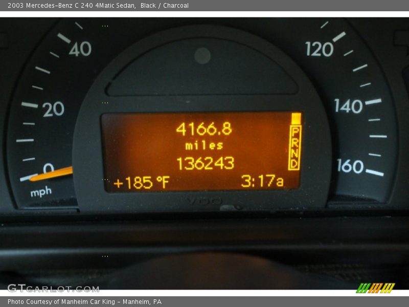 Black / Charcoal 2003 Mercedes-Benz C 240 4Matic Sedan