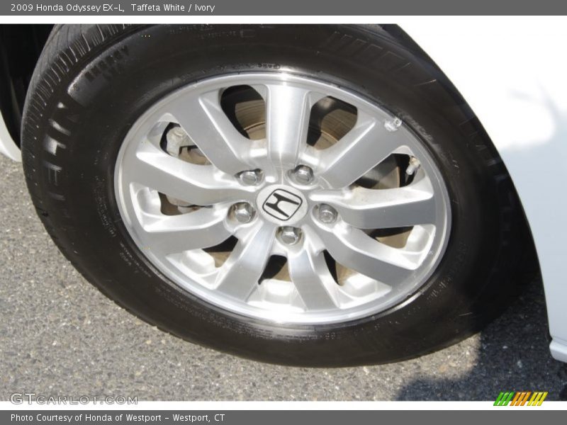 Taffeta White / Ivory 2009 Honda Odyssey EX-L