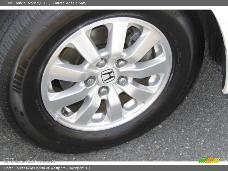 Taffeta White / Ivory 2009 Honda Odyssey EX-L